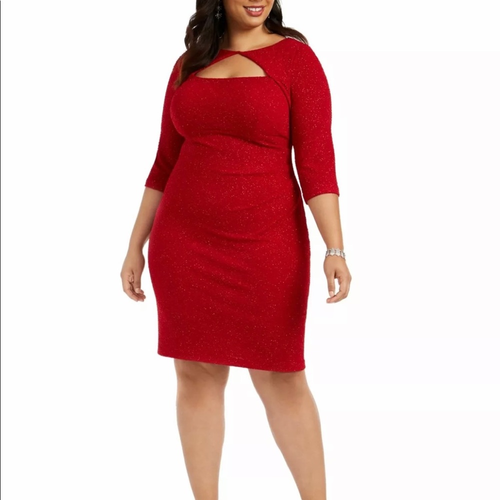 NWT Gorgeous Alex Evenings Red dress Christmas valentines anniversary